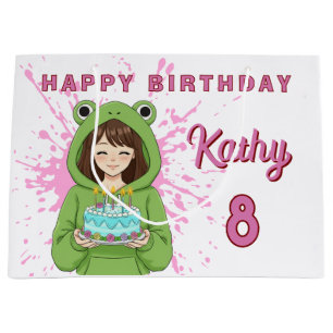 Persoonlijke Kawaii Kikker Trui Meisje Verjaardag Groot Cadeauzakje