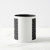 Persoonlijke KEEP CALM Jouw tekst Black Sunburst Mok (Midden)