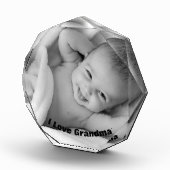 Persoonlijke keepasholiday Grandma Photo Block Fotoblokken (Rechts)