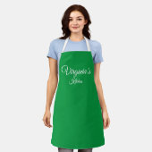 Persoonlijke Kelly Green Apron Schort (Gedragen)