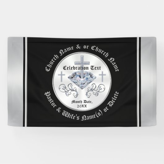 Persoonlijke kerkbanners voor alle mogelijke aando spandoek (Horizontaal)