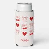 Persoonlijke Kers Lint Bachelorette Feest Custom (Seltzer Voorkant)