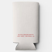 Persoonlijke Kers Lint Bachelorette Feest Custom (Achterkant)