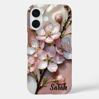 Persoonlijke Kersenbloesem Hoesje met Bloemen voor