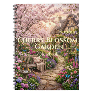 Persoonlijke Kersenbloesemtuin Spiraal Notebook Notitieboek