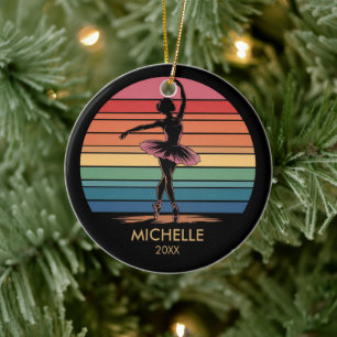 Persoonlijke Kerst ballet Ballerina danser Keramisch Ornament