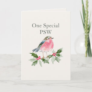 Persoonlijke kerst-dankjewell voor speciale PSW Kaart