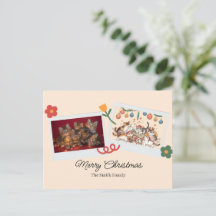 Persoonlijke Kerst Esthetische Kat Familie
