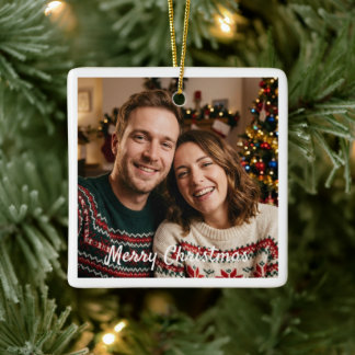 Persoonlijke Kerst Foto Ornament