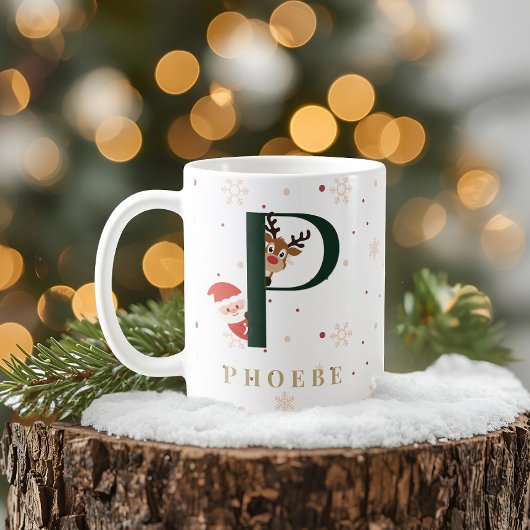 Persoonlijke Kerst Monogram P Mok