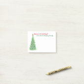 Persoonlijke kerst-post-it-briefjes post-it® notes (Op bureau)