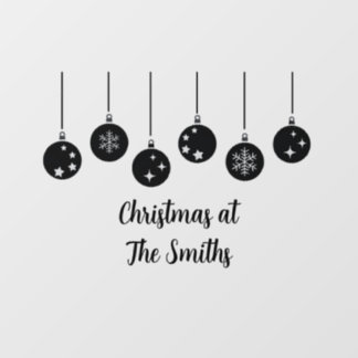 Persoonlijke Kerst Ruitstickers Raamsticker