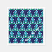 Persoonlijke kerstbomen Pattern Napkins Servetten (Voorkant)