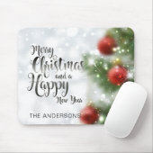 Persoonlijke kerstboom | Mousepad Muismat (Met muis)