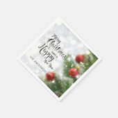 Persoonlijke kerstboom | Napkin Servetten (Hoek)