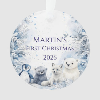 Persoonlijke kerstboomversiering voor baby's eerst ornament