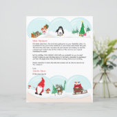 Persoonlijke kerstbrief van Sinterklaas  (Staand voorkant)