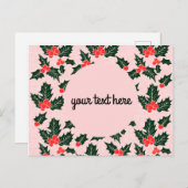 Persoonlijke kerstBriefkaarten Briefkaart (Voorkant / Achterkant)