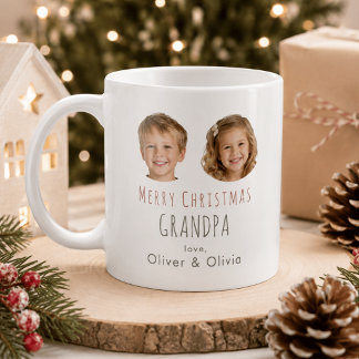 Persoonlijke Kerstcadeau Opa Foto Mok