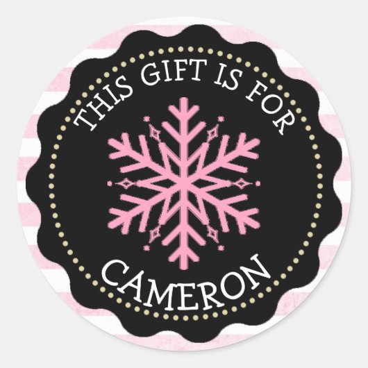 Persoonlijke kerstcadeautjes voor Label op feestda (Voorkant)