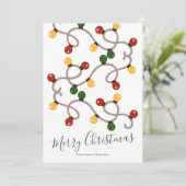 Persoonlijke kerstfeestdag foto feestdagenkaart (Staand voorkant)