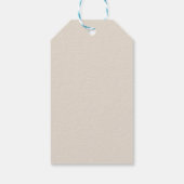 Persoonlijke kerstfoto  cadeaulabel (Achterkant)
