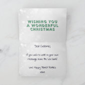 Persoonlijke kerstfoto kaart (Binnen)