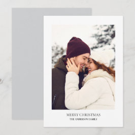 Persoonlijke kerstfoto Merry Feestdagenkaart