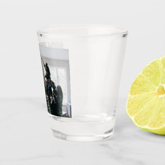 Persoonlijke kerstfoto met tweeledige serie shot glas (Rechts)