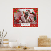 Persoonlijke kerstfoto's Feestdagen Poster (Keuken)