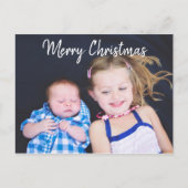 Persoonlijke kerstfoto's feestdagenkaart (Voorkant)