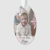 Persoonlijke kerstfoto's voor kinderen ornament (voorkant)