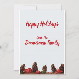 Persoonlijke Kerstgroetkaart Feestdagenkaart