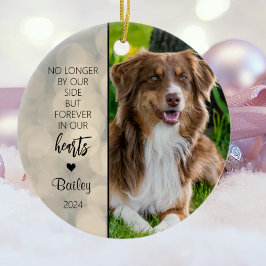 Persoonlijke Kerstherdenking voor honden Keramisch Ornament
