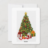 Persoonlijke kerstkaart (Achterkant)