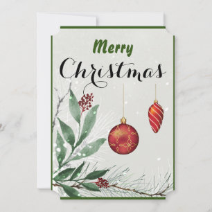 Persoonlijke kerstkaart kaart