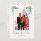 Persoonlijke kerstkaart met foto (Voorkant / Achterkant)