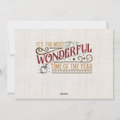 Persoonlijke kerstkaart met foto's (Achterkant)