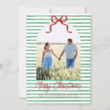 Persoonlijke Kerstkaart met Strik