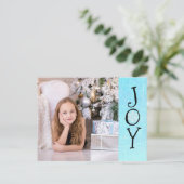 Persoonlijke kerstkaart voor de fotoserie feestdagenkaart (Staand voorkant)