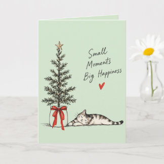 Persoonlijke Kerstkaart voor Kattenliefhebbers Kle Kaart