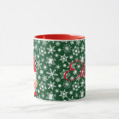 Persoonlijke Kerstkabouter Mok (Midden)
