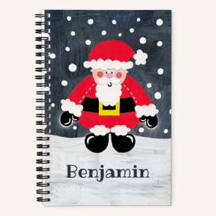 Persoonlijke kerstkerstkerstkerstman niet notitieboek