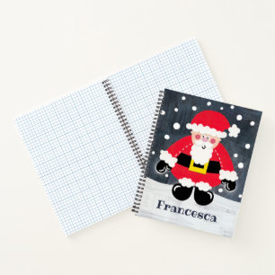 Persoonlijke kerstkerstkerstkerstman niet notitieboek