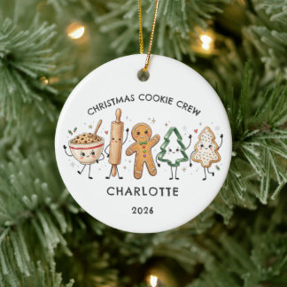 Persoonlijke Kerstkoek Crew Ornament
