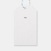 Persoonlijke Kerstkrans Cadeaulabel (Achterkant)