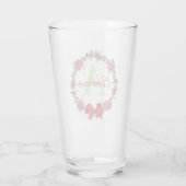 Persoonlijke kerstkrans glas (Achterkant)