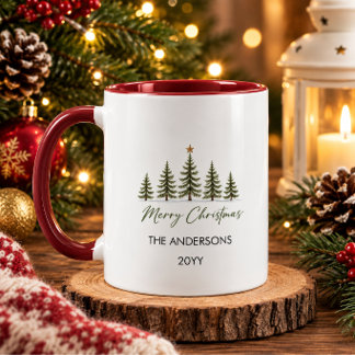 Persoonlijke Kerstkransmok Mok