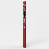 Persoonlijke kerstlampjes op rode iPhone-draagtas Case-Mate iPhone Case (Achterkant/rechts)