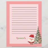 Persoonlijke kerstlijst voor de Kerstman (Achterkant)